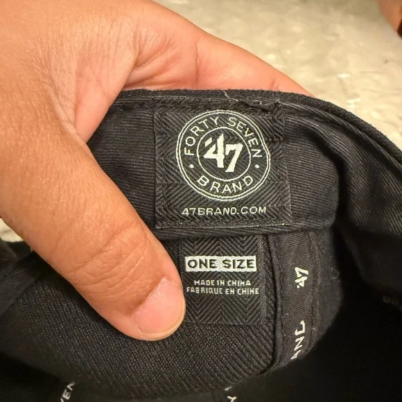 47 Brand Black Cap - Picture 5 of 6